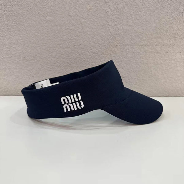 MM VISOR CAP FABRIC LOGO EMBROIDERY
