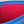 LV M14692 Pochette Voyage Blue Red Monogram Glow Canvas & Cowhide
