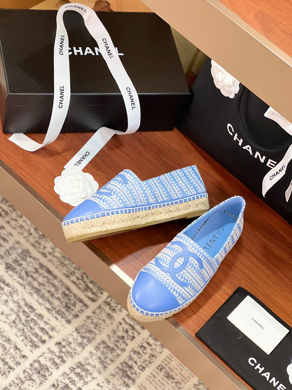 cc espadrillas beige blu nuvola panno di lana blu nuvola pelle di agnello