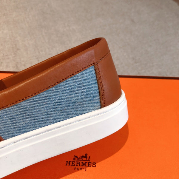 SNEAKER SLIP-ON HM GAME DENIM AZZURRO