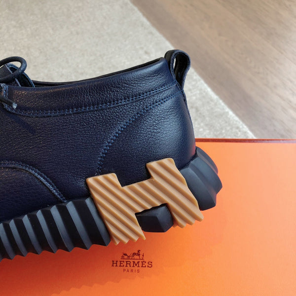 HM Men's Increase Sneaker Navy Blue Cowhide 204373