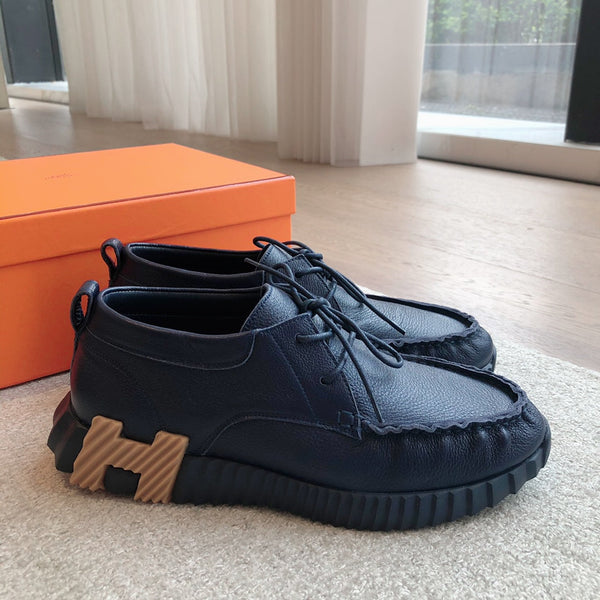 HM Men's Increase Sneaker Navy Blue Cowhide 204373