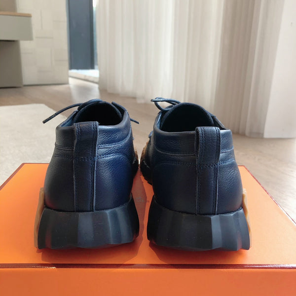 HM Men's Increase Sneaker Navy Blue Cowhide 204373