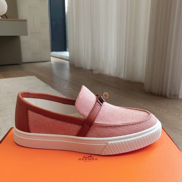 HM GAME SLIP-ON SNEAKER LIGHT PINK FABRIC
