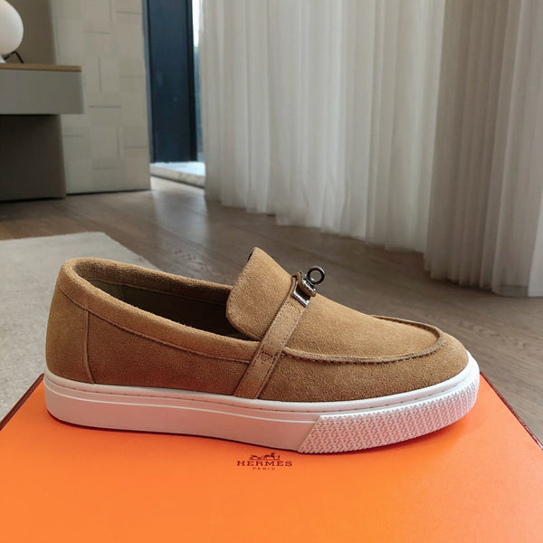 HM GAME SLIP-ON SNEAKER TAWNY SUEDE