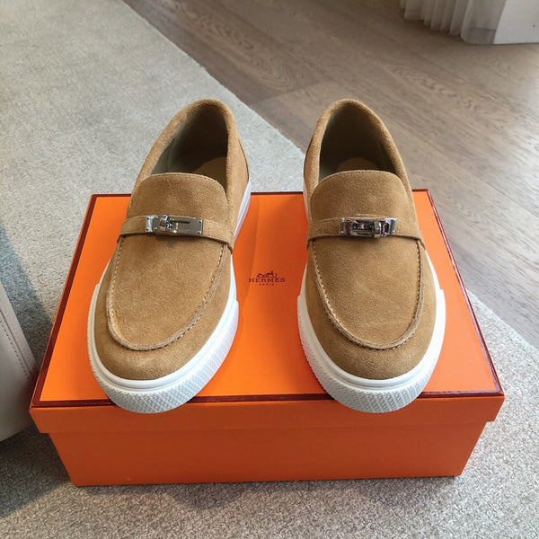 HM GAME SLIP-ON SNEAKER TAWNY SUEDE