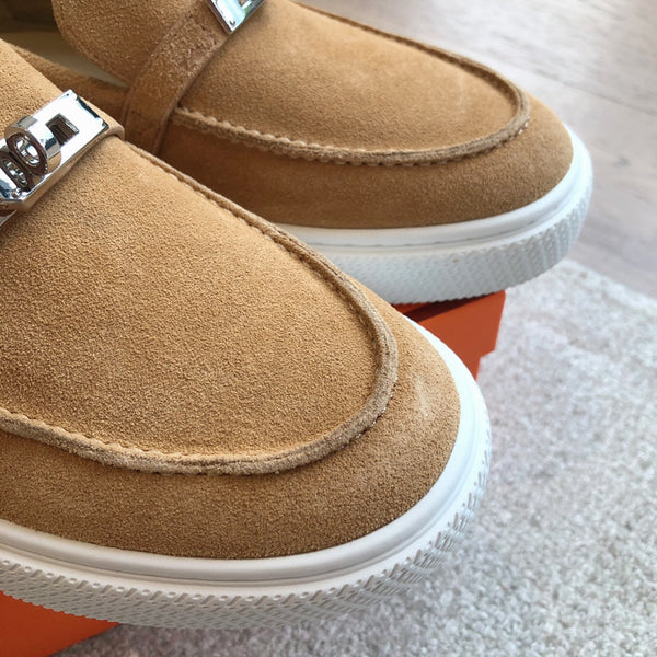 HM GAME SLIP-ON SNEAKER TAWNY SUEDE