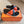 INFRA SANDAL BLACK MIX ORANGE CALFSKIN