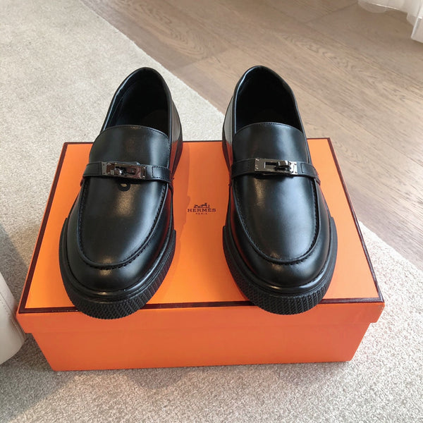 HM GAME SLIP-ON SNEAKER BLACK CALFSKIN
