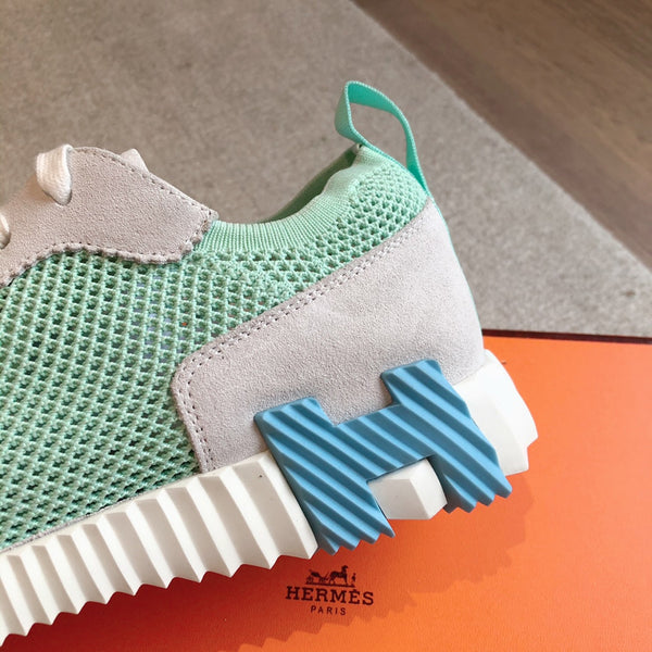 HM Men's 25 Sneaker Seafoam Mesh Suede 541303