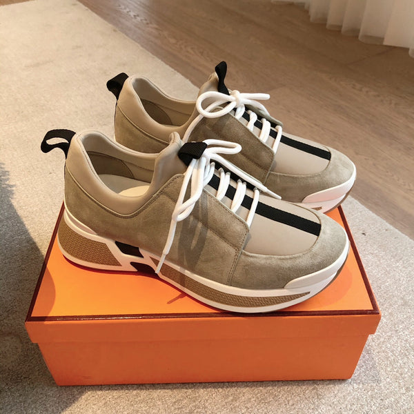 Sneaker HM Just in pelle scamosciata grigio chiaro
