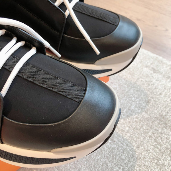 HM Hugo Sneakers Black Calfskin Suede 933473