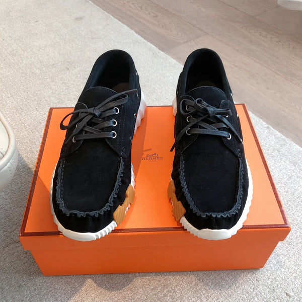 HM Men's 25 Ketch Sneaker Black Suede 639270