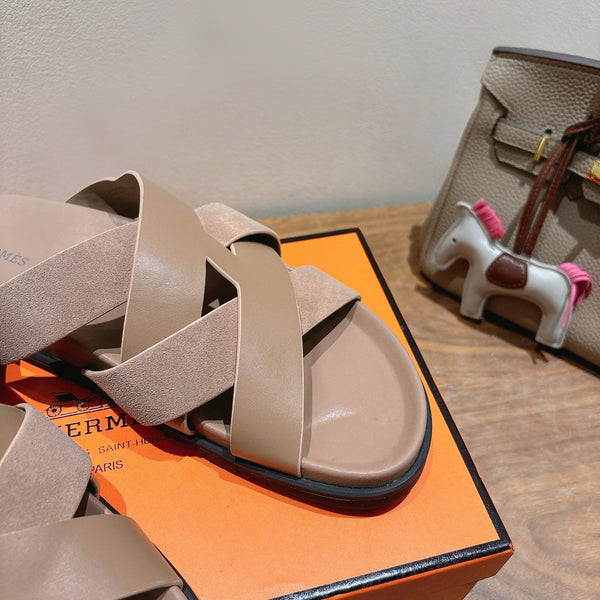 HM 25 Kazimir Sandal Calfskin Suede
