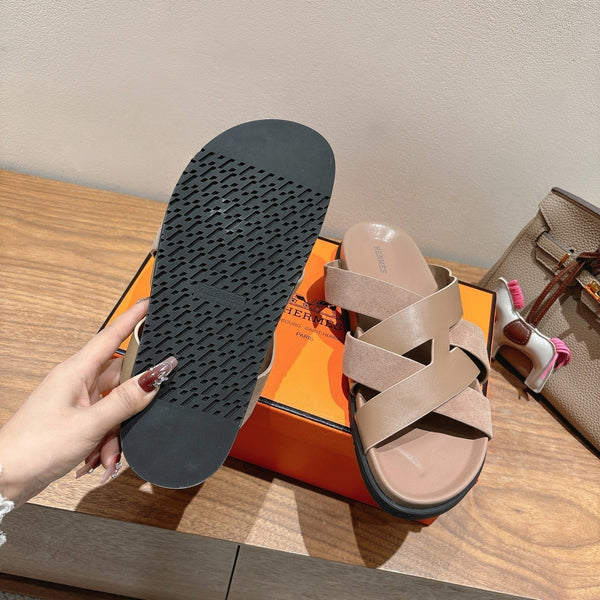 HM 25 Kazimir Sandal Calfskin Suede