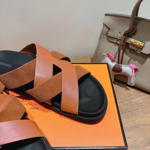 HM 25 Kazimir Sandal Calfskin Suede