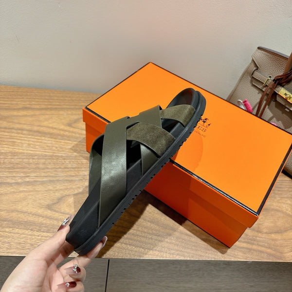 HM 25 Kazimir Sandal Calfskin Suede