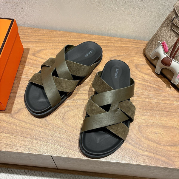 HM 25 Kazimir Sandal Calfskin Suede