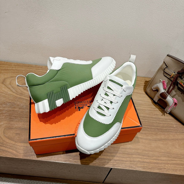 HM 25 Bouncing Sneaker Green Lamskin 318383