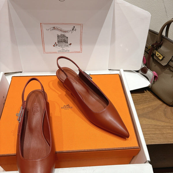 HM Lover Pump 40mm Brown Calfskin 429020