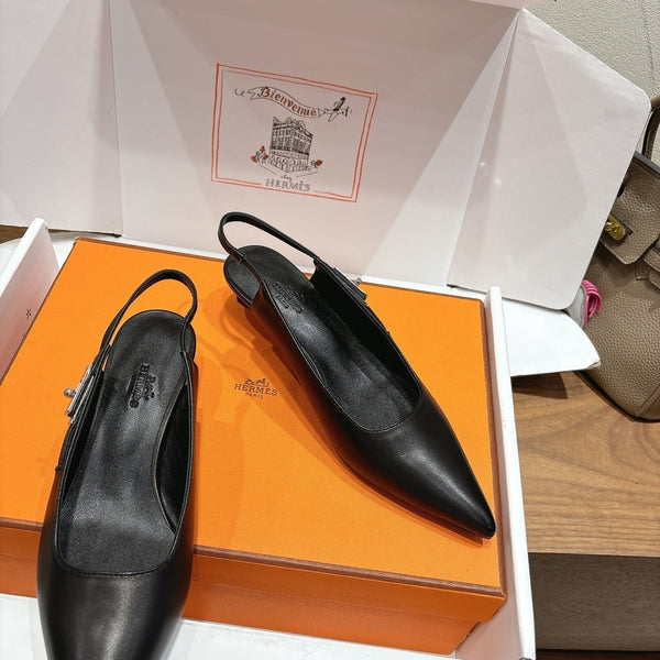 HM Lover Pump 40mm Black Calfskin 429023