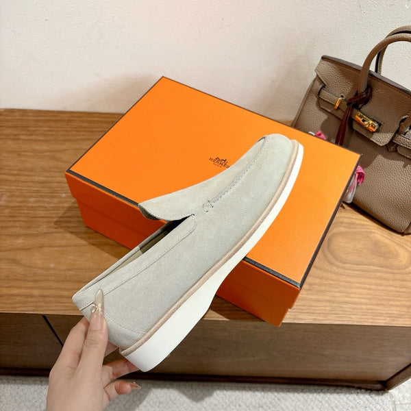 HM Impact Loafers Light Grey Suede 526170