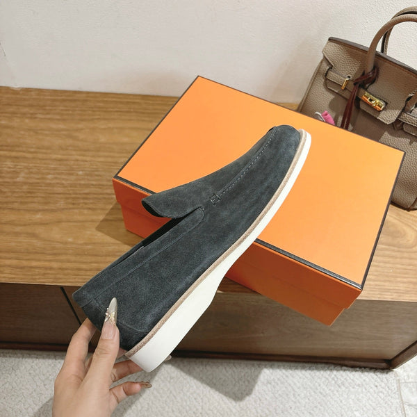 HM Impact Loafers Granite Gray Suede 526167