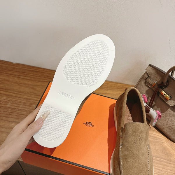 HM Impact Loafers Golden Brown Suede 526166