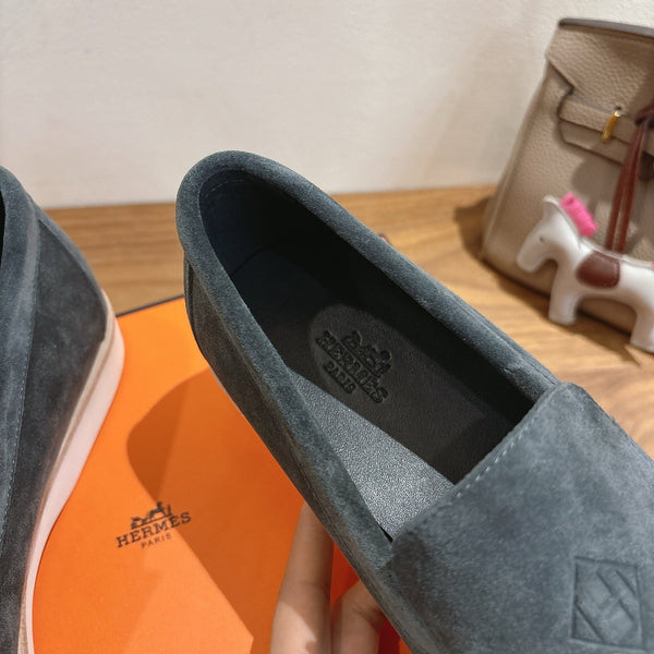 HM Impact Loafers Granite Gray Suede 526167
