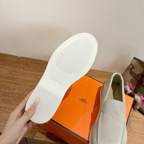 HM Impact Loafers Light Grey Suede 526170