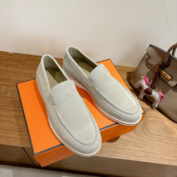 HM Impact Loafers Light Grey Suede 526170