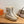 HM 26S Fresh Botines 4cm Beige Suede Shearling 110593