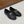 LUCO LOAFER WITH FRINGES IN BLACK LAMBSKIN