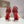 CL Fabric Pampillas Sandals Red Sheepskin 314920