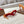 CL 25 Cross-Strap Slippers Orange Gloss Calf Patent Leather Rivets 314924