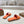CL 25 Slippers Oranger Top Layer High Gloss Calfskin 307498