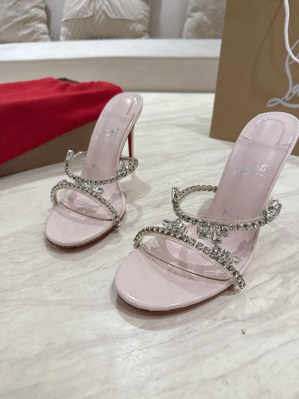 CL 25 Sandals Pink PVC Creo Rhinestones 307510