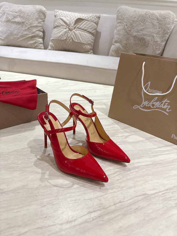 CL 25 Slingback Red Gloss Calf Patent Leather 307518