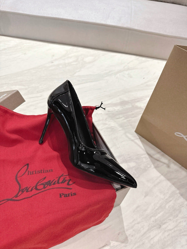 CL 25 Kate Patent Leather Pumps Black Gloss Calfskin 307529