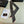CC Twilly Mini Star 120cm Black White Mulberry Silk 941929