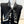 Mini-foulard Twilly CC Étoile 120cm Soie de mûrier noire 945724