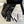 Mini-foulard Twilly CC Étoile 120cm Soie de mûrier noire 945724