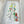 CD Twilly Mini Scarf 100cm White Colorful Mulberry Silk 958860