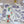 CD Twilly Mini Scarf 100cm White Colorful Mulberry Silk 958860