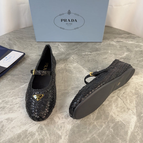 Pra 26s Ballerinas Black Leather 635153