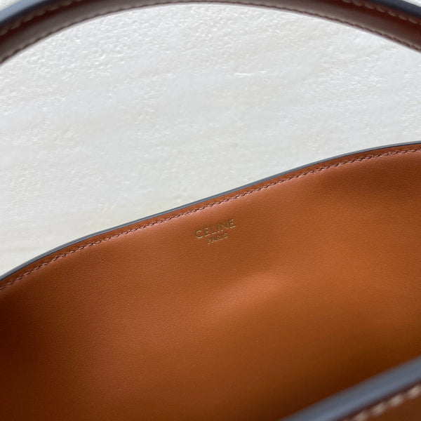 BORSA MINI 19 LOUISE IN PELLE DI VITELLO LISCIA COLOR BRONZO