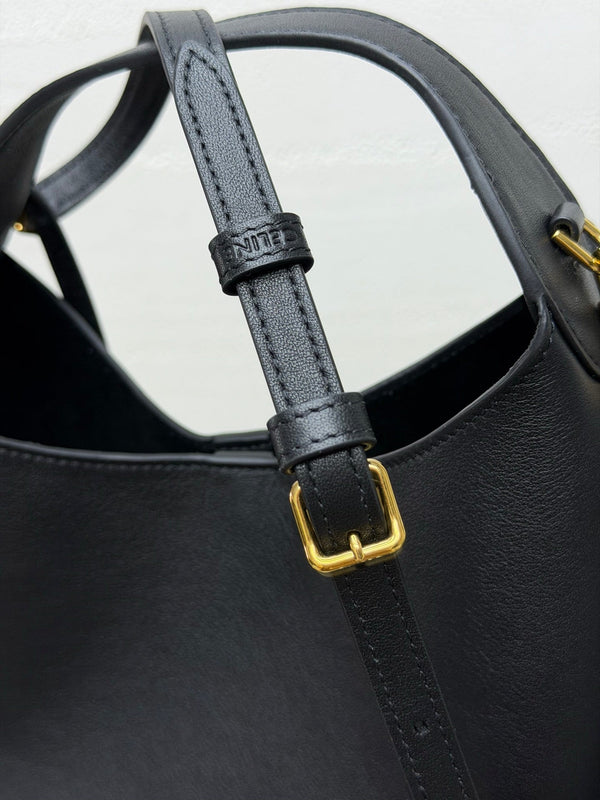 CL Small Hobo Black Supple Smooth Calfskin