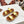 TWO-STRAP SANDALS IN GOLD CALFSKIN