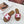 Celine 25C Slippers Red mix White Fabric with Calfskin 238167