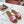 Celine 25C Slippers Red mix White Fabric with Calfskin 238167